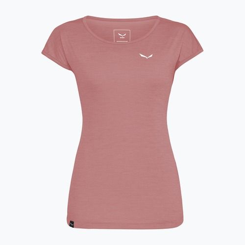Tricou pentru femei Salewa Puez Melange Dry desert pink melange