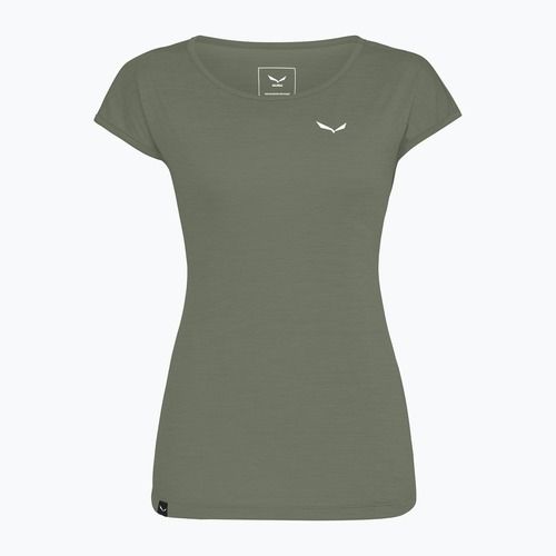 Tricou pentru femei Salewa Puez Melange Dry faded green melange