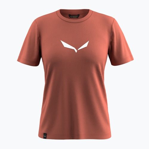 Tricou pentru femei Salewa Solid Dry etruscan red