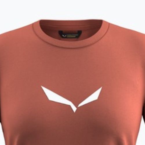 Tricou pentru femei Salewa Solid Dry etruscan red