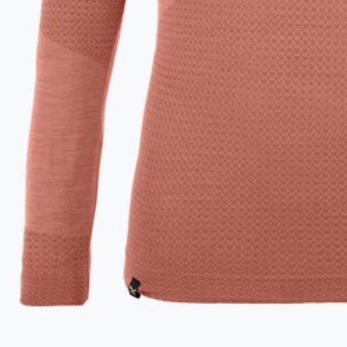 Longsleeve termoactiv pentru copii Salewa Zebru Med Warm AMR etruscan red