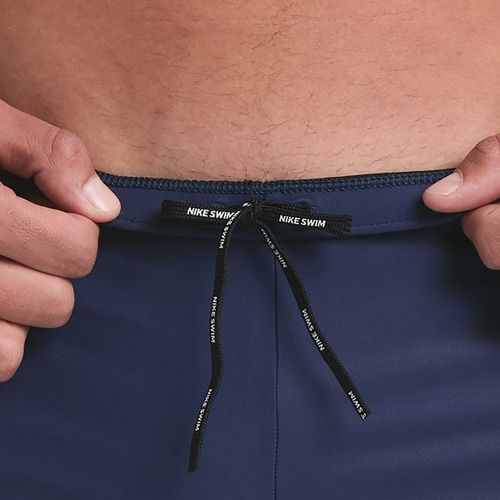 Boxeri de baie pentru bărbați Nike Logo Graphic Square Leg midnight navy