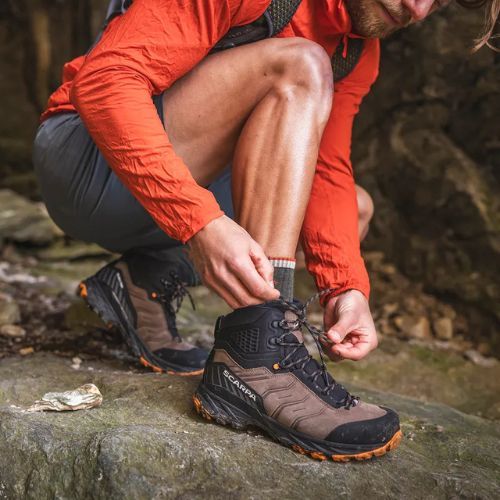 Încălțăminte de trekking pentru bărbați SCARPA Rush TRK GTX brown/orange