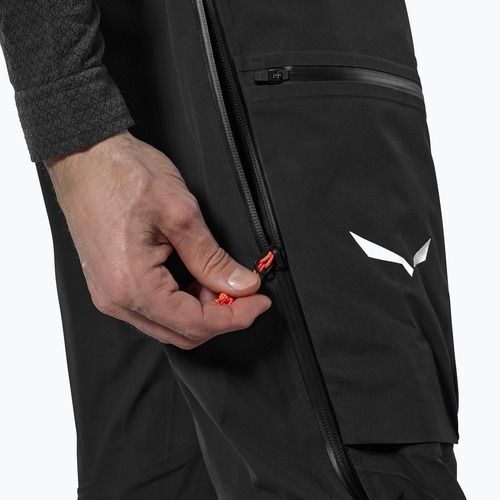 Pantaloni cu membrană pentru bărbați Salewa Ortles GTX 3L EPE black out