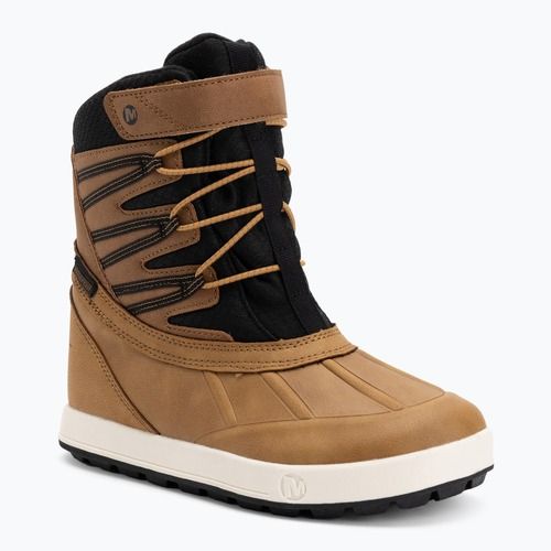 Ghete pentru copii Merrell Snow Bank 5.0 WP wheat/black