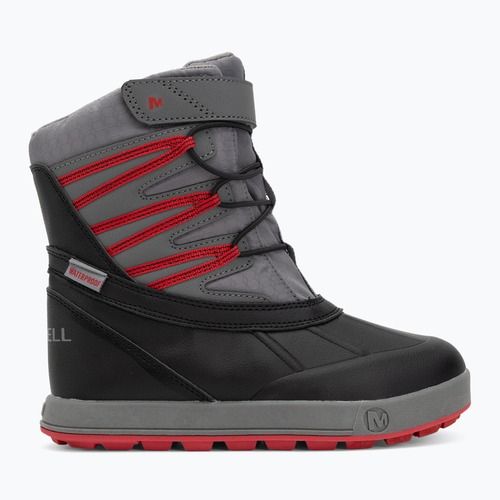 Ghete pentru copii Merrell Snow Bank 5.0 WP black/red
