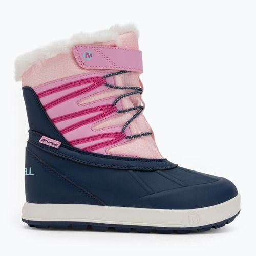 Ghete pentru copii Merrell Snow Bank 5.0 WP navy/pink