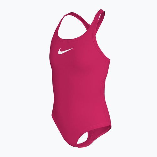 Costum de baie întreg pentru copii Nike Essential Racerback rush pink