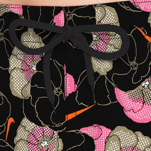 Șorturi de baie pentru bărbați Nike Multi Poppy Print 5" Volley black