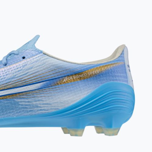 Încălțăminte de fotbal Mizuno Alfa III Elite FG celeste/white