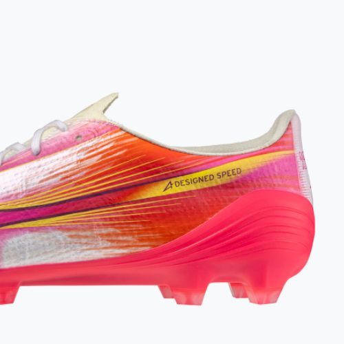 Încălțăminte de fotbal Mizuno Alfa III Elite FG white/fuchsia purple