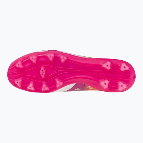 Încălțăminte de fotbal Mizuno Alfa III Pro FG white/fuchsia purple