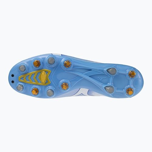 Încălțăminte de fotbal Mizuno Alfa III Elite Mix celeste/white