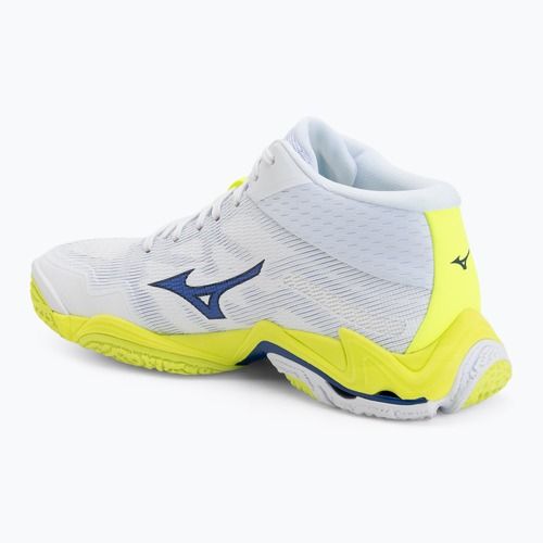 Încălțăminte de volei Mizuno Wave Lightning Elite Mid white/lighting yellow/dazzling blue