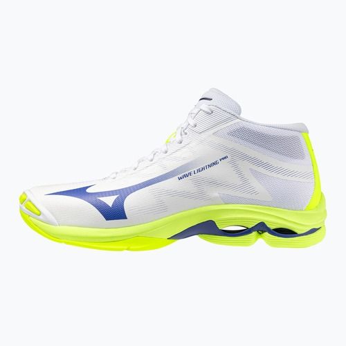 Încălțăminte de volei Mizuno Wave Lightning Pro Mid white/lighting yellow/dazzling blue