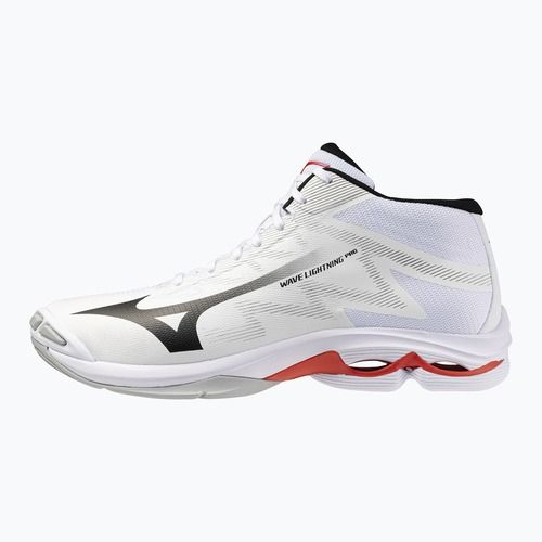Încălțăminte de volei Mizuno Wave Lightning Pro Mid white/black/fiery red