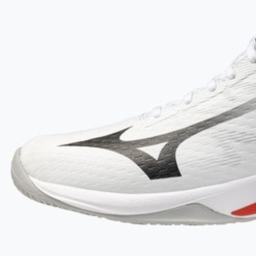 Încălțăminte de volei Mizuno Lightning Select Mid white/black/fiery red