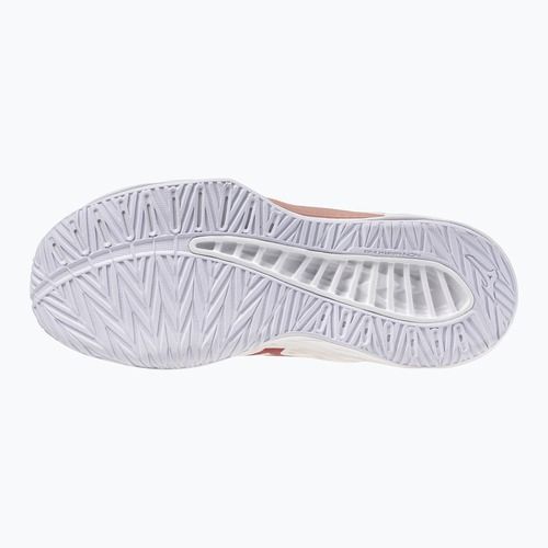 Încălțăminte de volei pentru femei Mizuno Lightning Select Mid white/rose elegance/lava falls