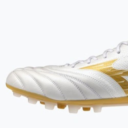 Încălțăminte de fotbal Mizuno Morelia Neo IV Beta Elite AG white/mp gold/cool gray 3c
