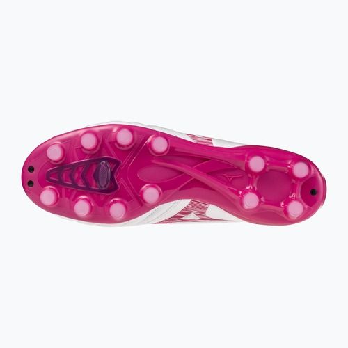 Încălțăminte de fotbal Mizuno Morelia Neo IV Pro FG white/fuchsia purple/fuchsia purple
