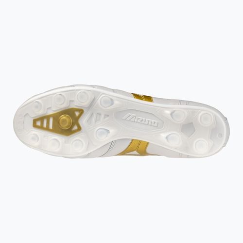 Încălțăminte de fotbal Mizuno Morelia II Japan FG white/football gold/galaxy silver