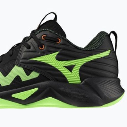 Încălțăminte de volei Mizuno Wave Momentum Pro black/glowing apple/mandarin orange