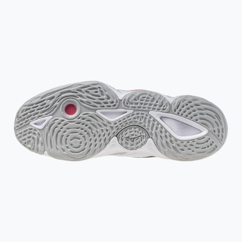 Încălțăminte de volei Mizuno Wave Momentum Elite Mid white/black/fiery red