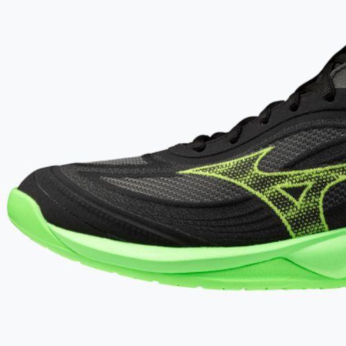 Încălțăminte de volei Mizuno Wave Luminous 3 black/glowing apple/mandarin orange