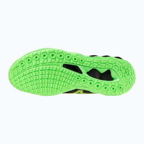 Încălțăminte de volei Mizuno Wave Luminous 3 black/glowing apple/mandarin orange