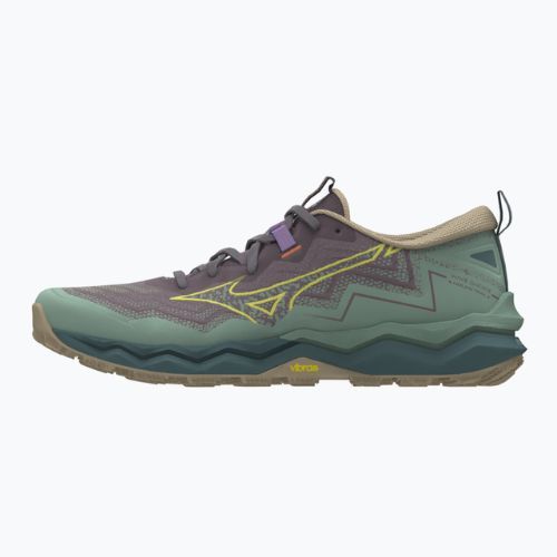 Încălțăminte de alergare pentru femei Mizuno Wave Daichi 9 granite green/fortune yellow