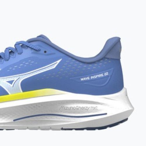Încălțăminte de alergare pentru femei Mizuno Wave Inspire 22 ultramarine/white/lightning yellow