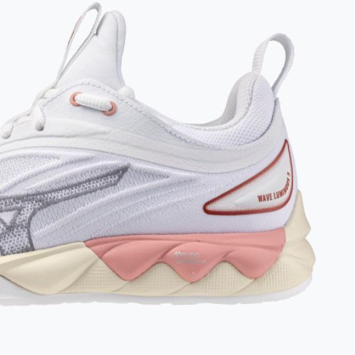 Încălțăminte de volei Mizuno Wave Luminous 3 white/rose elegance/lava falls