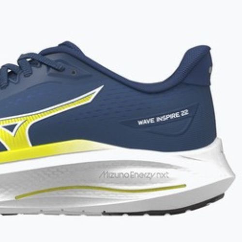 Încălțăminte de alergare pentru bărbați Mizuno Wave Inspire 22 estate blue/lightning yellow