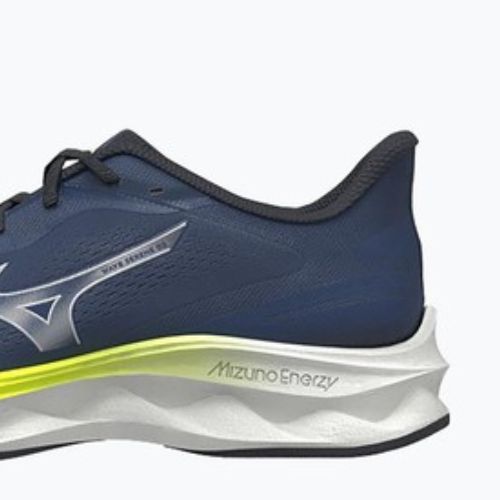 Încălțăminte de alergare pentru bărbați Mizuno Wave Serene 2 estate blue/silver/lightning yellow