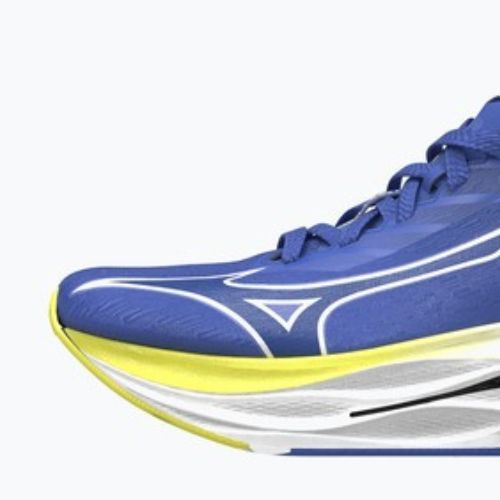 Încălțăminte de alergare pentru bărbați Mizuno Wave Rebellion Flash 3 dazzling blue/surf the web/fortune yellow