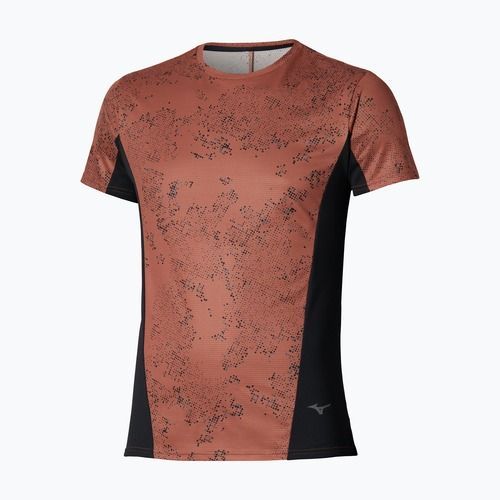 Tricou de alergare pentru bărbați Mizuno Active DryAeroFlow Graphic copper brown