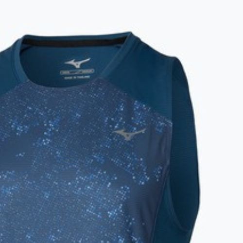 Tricou de alergare pentru bărbați Mizuno Active DryAeroFlow Graphic Tank Top estate blue