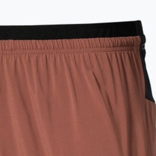 Pantaloni scurți de alergare pentru bărbați Mizuno Active Alpha 2in1 5.5 copper brown