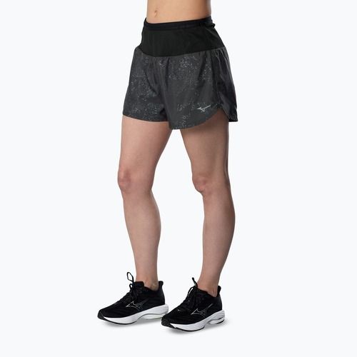 Pantaloni scurți de alergare pentru femei Mizuno Active Graphic Multi Pocket black
