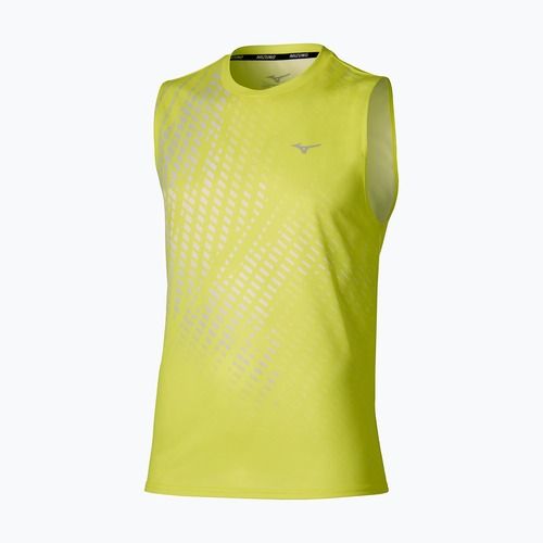 Tricou de alergare pentru bărbați Mizuno Core Graphic Sleeveless lightning yellow