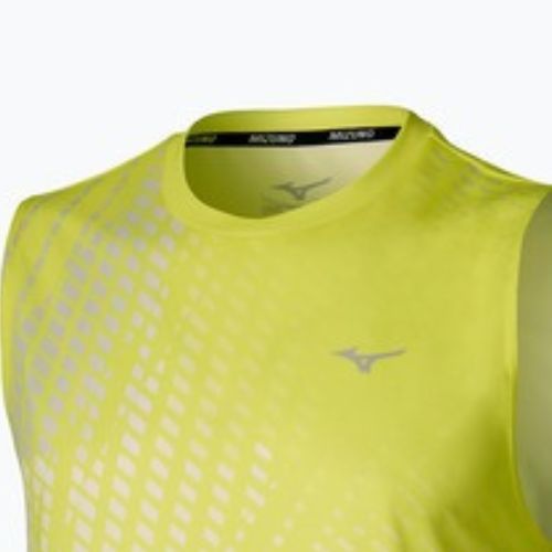 Tricou de alergare pentru bărbați Mizuno Core Graphic Sleeveless lightning yellow