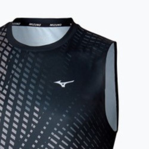Tricou de alergare pentru bărbați Mizuno Core Graphic Sleeveless black/gray