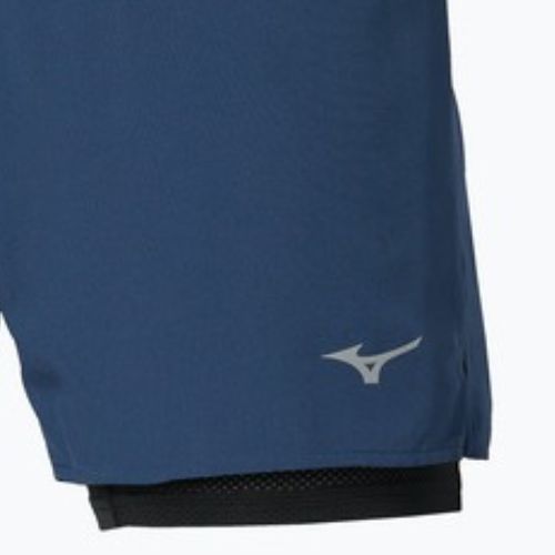 Pantaloni scurți de alergare pentru bărbați Mizuno Core 5.5 Inches 2in1 estate blue