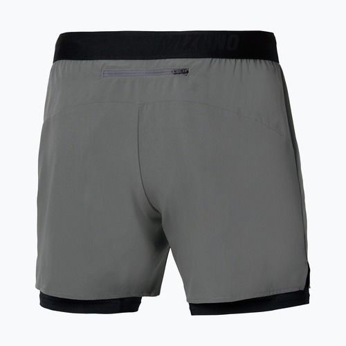 Pantaloni scurți de alergare pentru bărbați Mizuno Core 5.5 Inches 2in1 lava smoke