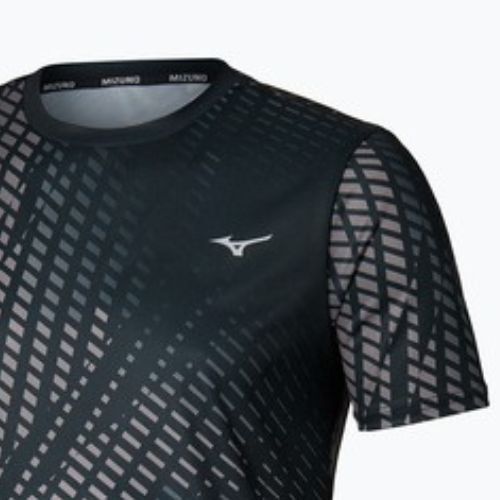 Tricou de alergare pentru bărbați Mizuno Core Graphic Tee black/gray