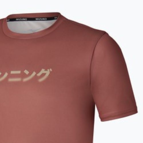 Tricou de alergare pentru bărbați Mizuno Core Graphic Tee copper brown