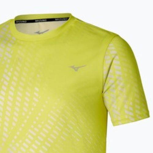 Tricou de alergare pentru bărbați Mizuno Core Graphic Tee lightning yellow