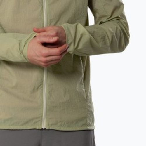 Geacă de alergare pentru bărbați Mizuno Tech Light Hooded elm