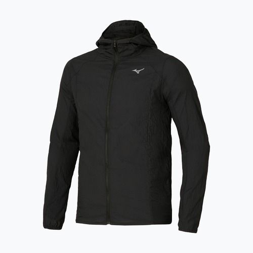 Geacă de alergare pentru bărbați Mizuno Tech Light Hooded black
