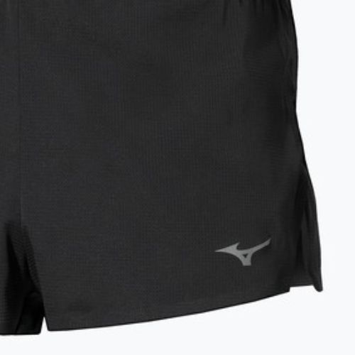 Pantaloni scurți de alergare pentru bărbați Mizuno Tech Light Split 1.5 black